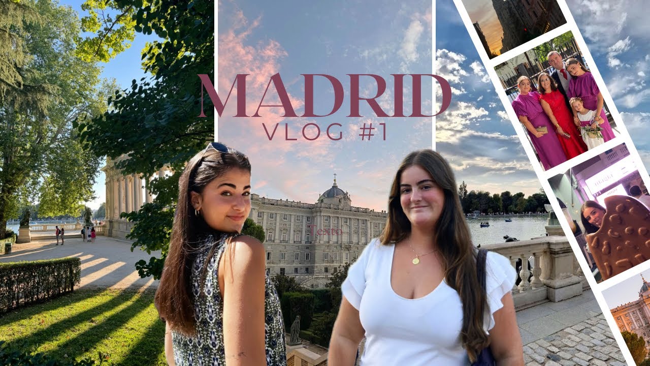 VIAJE a Madrid para una BODA | vlog #1