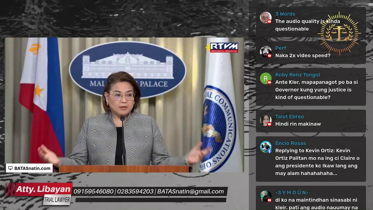 JUST IN: PROPAGANDA PA MORE with PCO USEC ATTY. CLAIRE CASTRO
