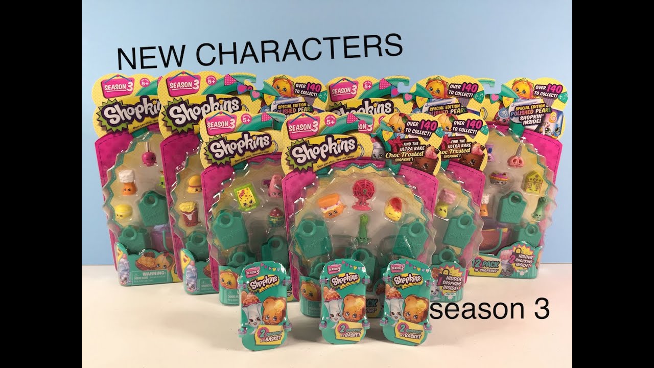 Shopkins New Characters Palooza Season 3 Unboxing | PSToyReviews