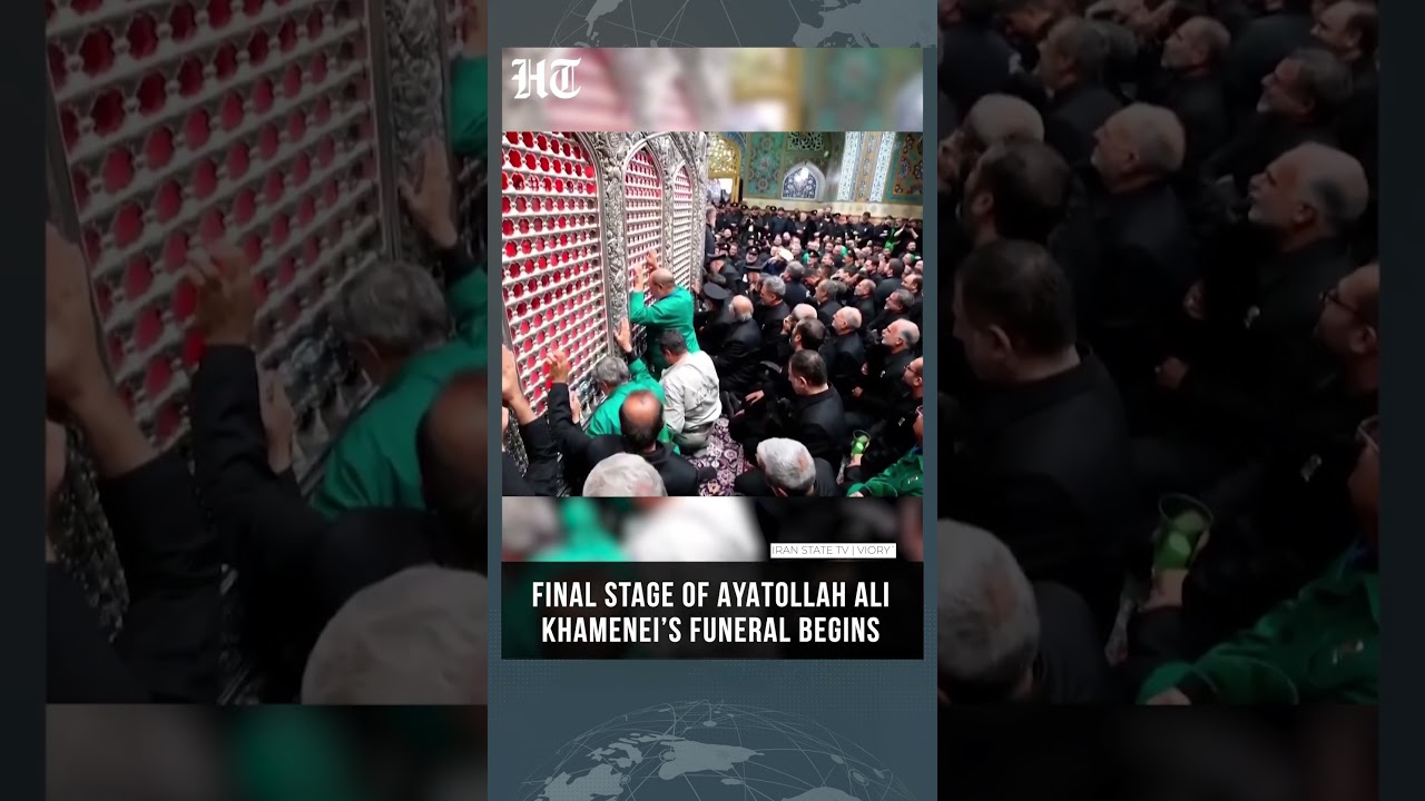 Ali Khamenei Laid To Rest In Mashhad After A Week Long Funeral Procession | #shorts