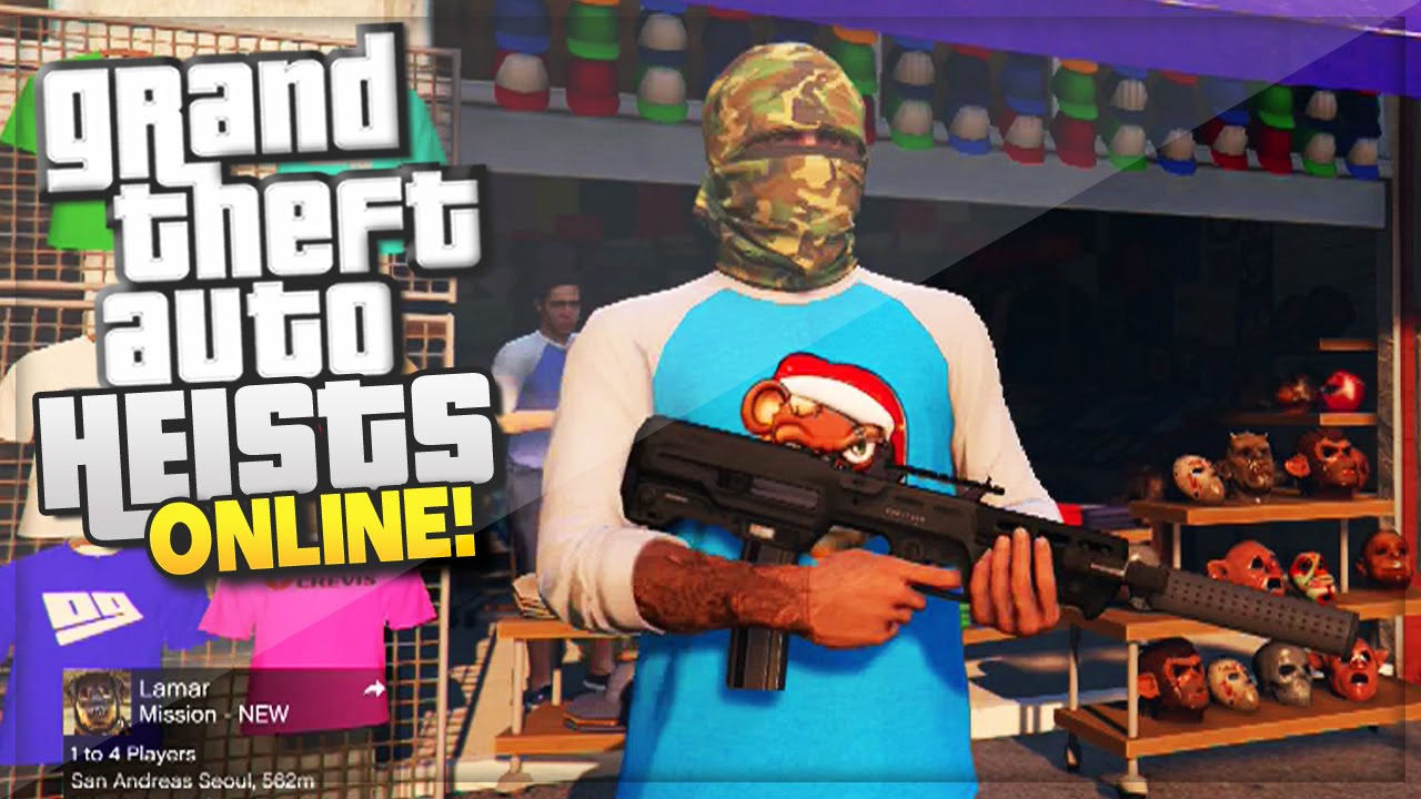 GTA 5 Heist Online Gameplay! (GTA 5 ONLINE HEIST DLC UPDATE GAMEPLAY)