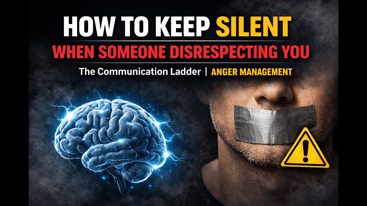 How To Keep Silent When Someone Disrespecting You |The Communication Ladder | Anger Management |