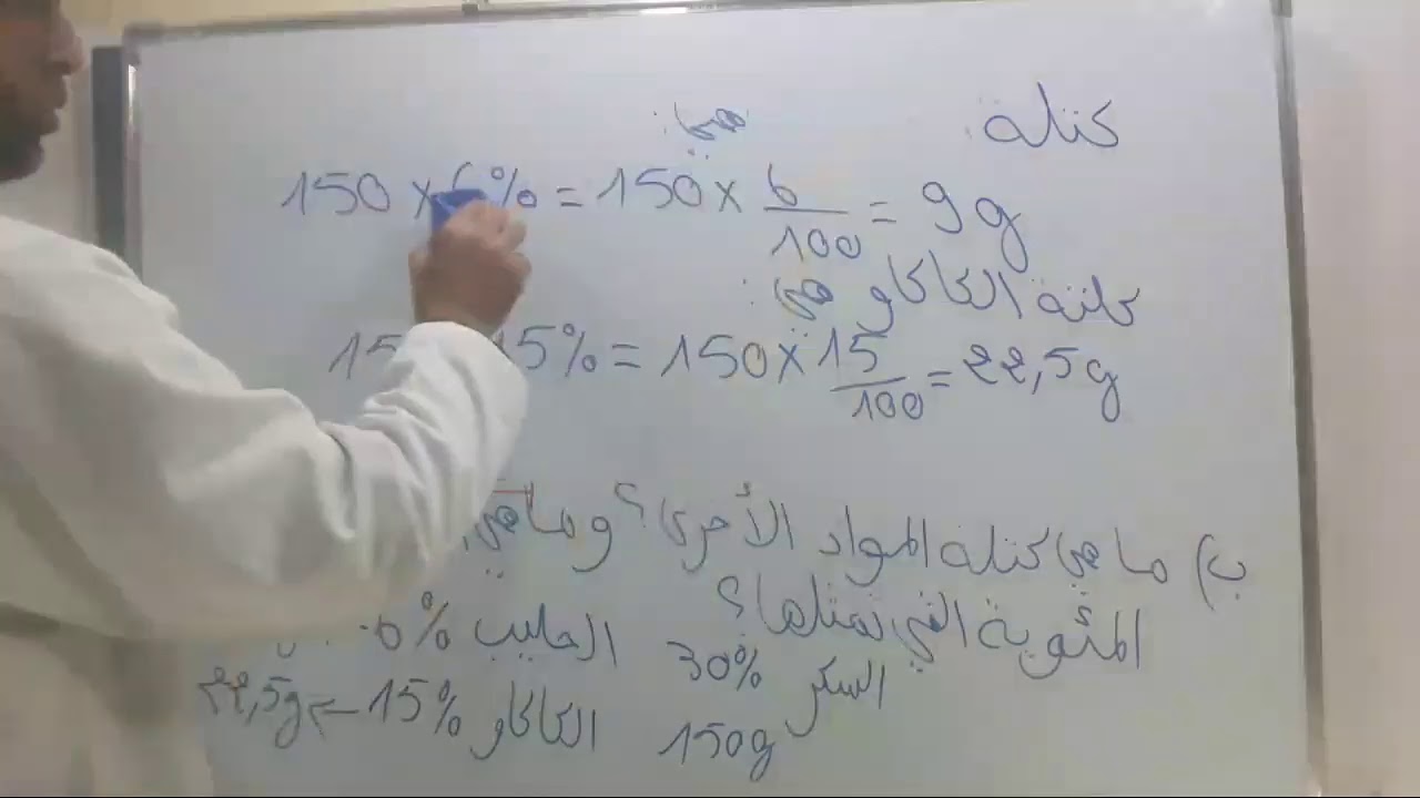 رضوان بوجمعاوي  النسبة المئوية
