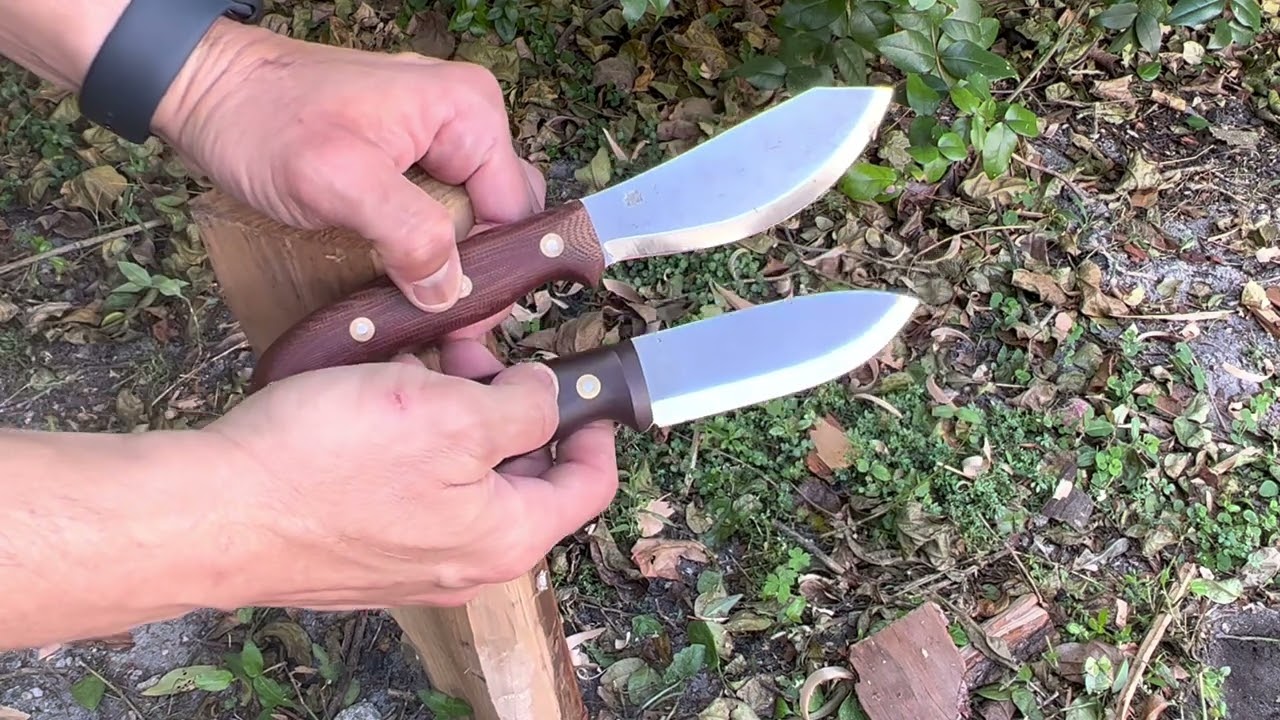 L. T. Wright JX2 Jessmuk Bushcraft Knife. Review, comparison & Demo.