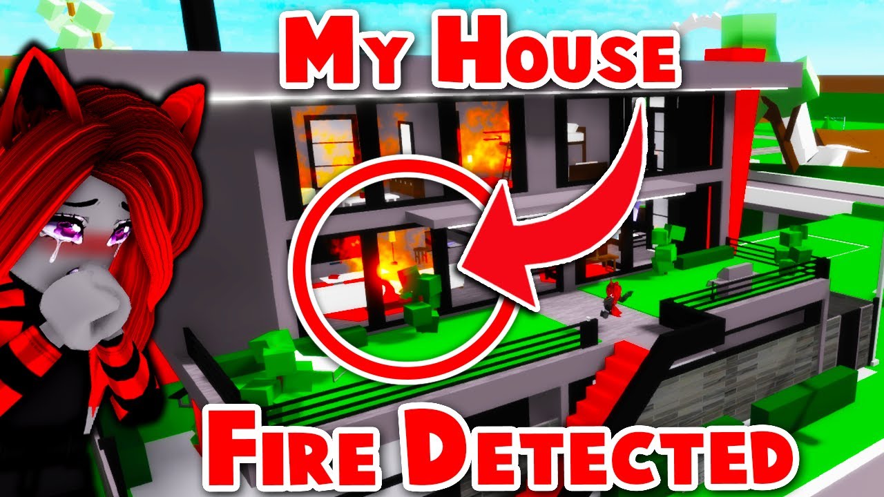 My HOUSE Caught On FIRE In Brookhaven! (Roblox)