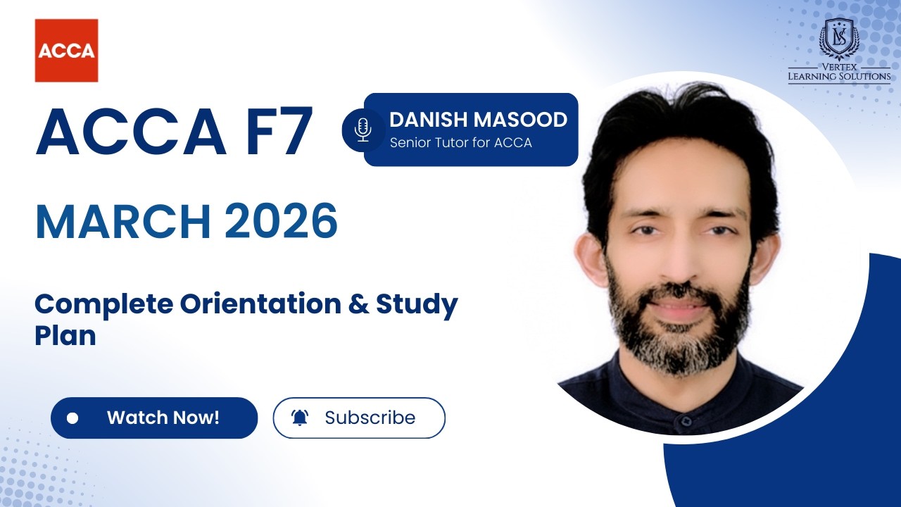 ACCA FR Exam Strategy for March 2026 | Full Orientation & Study Plan | Financial Reporting