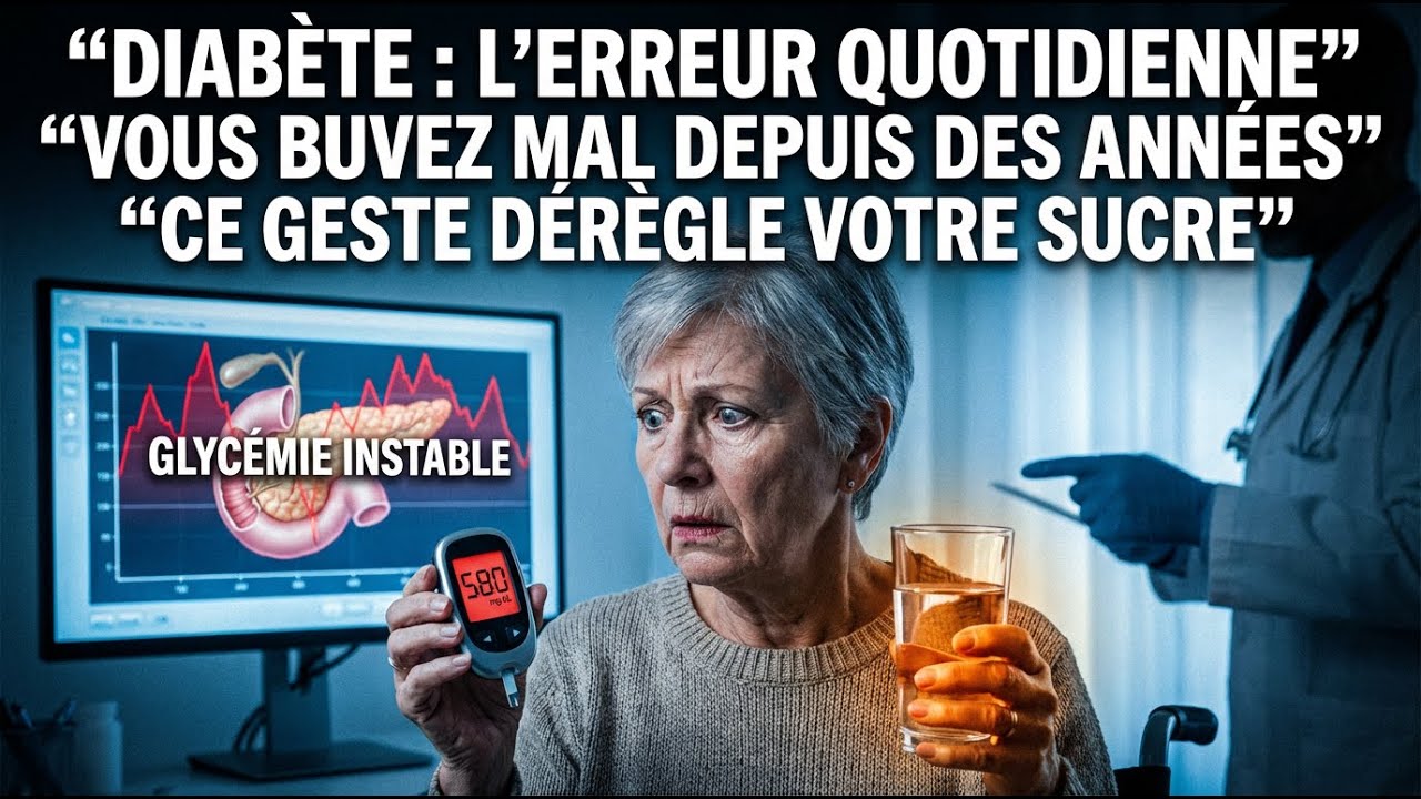 Ce que l’eau fait vraiment à votre glycémie (et pourquoi on ne vous l’a jamais expliqué)