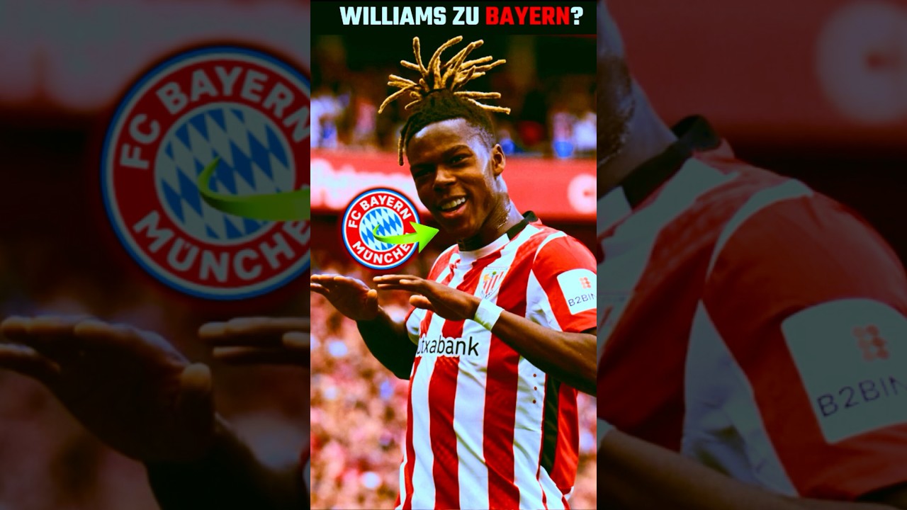 🚨FC Bayern M&uuml;nchen und Nico Williams &ndash; Transfer-Krimi im Sommer?  #fcbayern #bundesliga #miasanmia