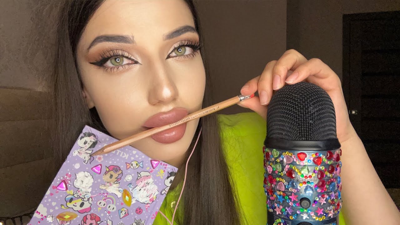 ASMR: Whispering & Pencil Noms (Friends questionnaire)