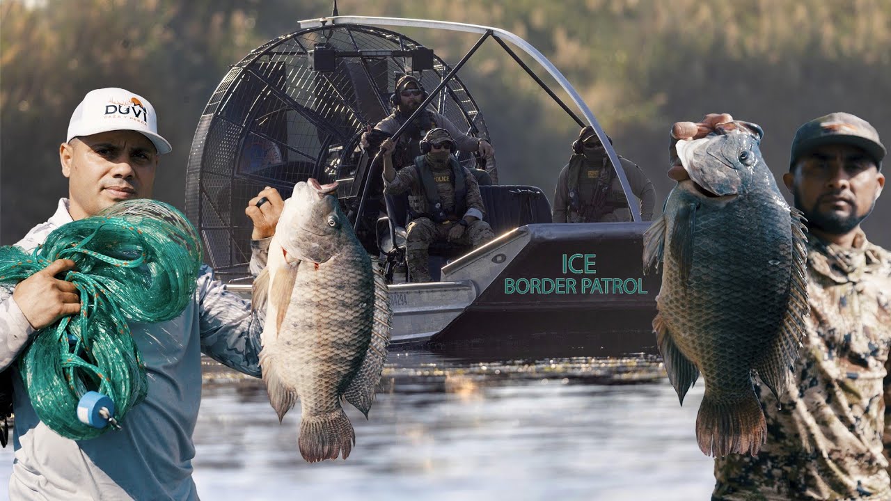 Nos Cayo la Migra Pescando Tilapias