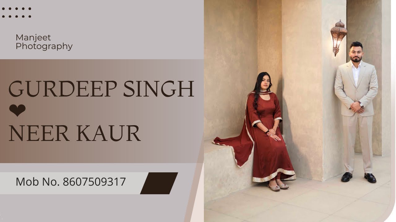🔴4K Live || Wedding Ceremony II Gurdeep Singh 💕 Neer Kaur II Manjeet Photography 8607509317 🔴