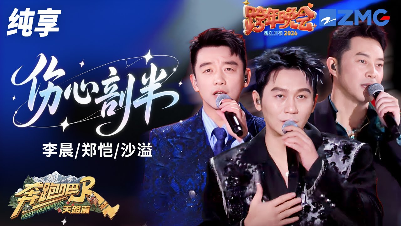 【纯享🔥】正是跳舞的年纪！李晨郑恺沙溢《伤心剖半》 三人的演绎把这首歌的随性展现得淋漓尽致 | 2025-2026浙江卫视跨年晚会