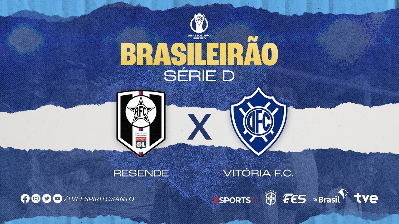 Brasileirão Série D | Resende x Vitória FC | 23/07/2023 | 15h