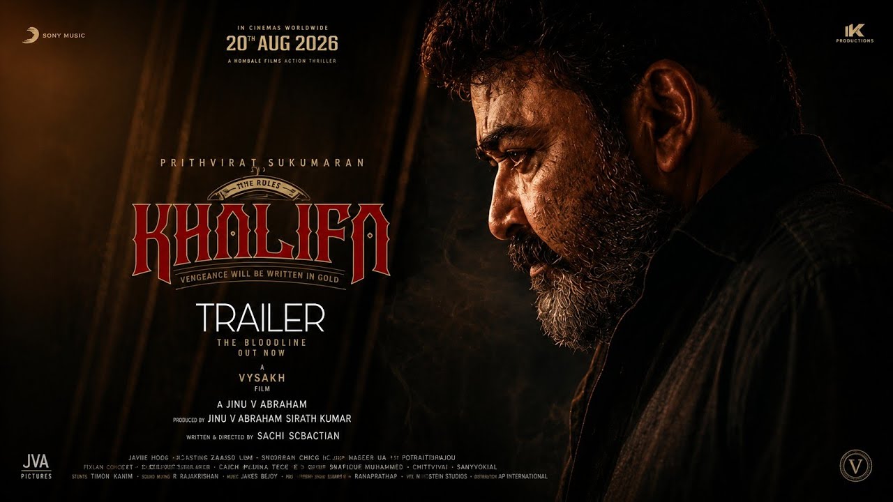 Khalifa trailer -There was Blood |Prithviraj Sukumaran |Vysakh |Jinu V Abhraham