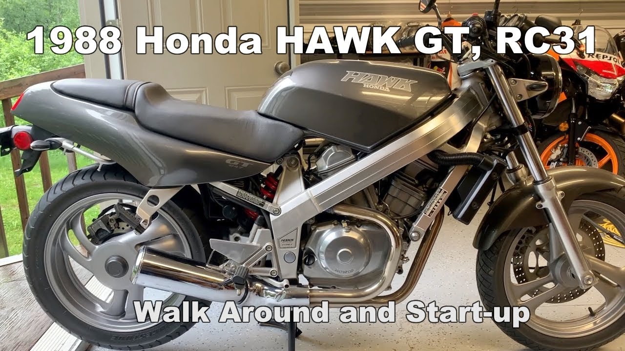 Honda Hawk GT 1988 года — прогулка и бег