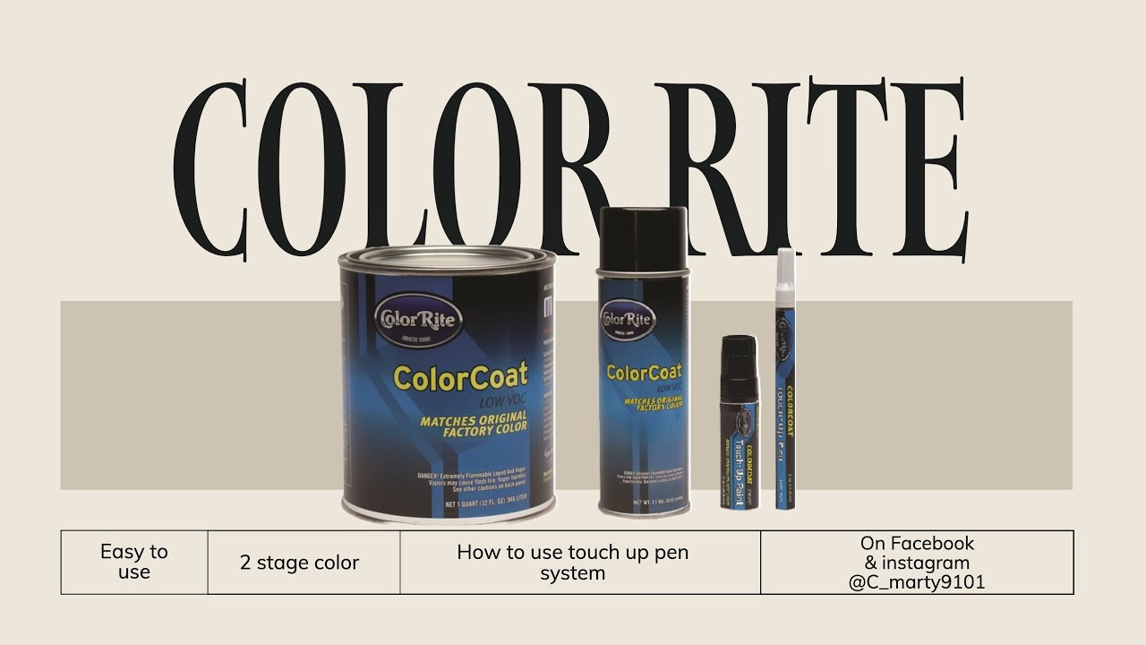Обзор и применение набора Color Rite Paint Touch Up Kit. Можно ли сделать это дома и получить хор...