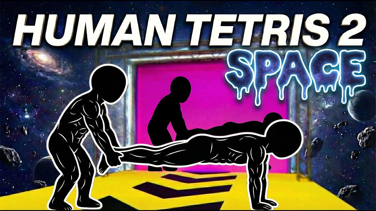 Couple's Reflex Test Gone VIRAL | HUMAN TETRIS SPACE | Immersive Interactive Challenge