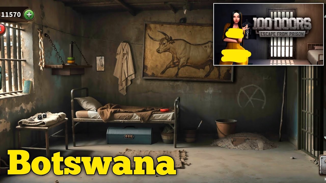 100 Doors Escape From Prison Level 57 Botswana (Peaksel Games)