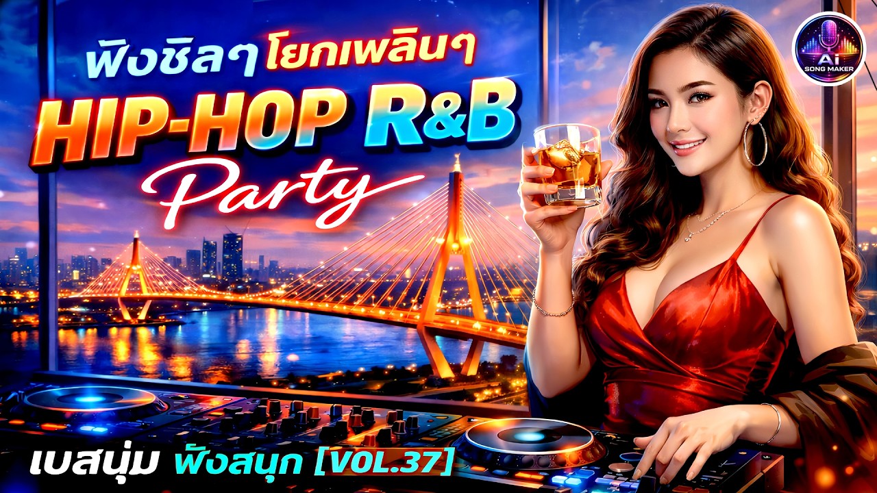 🔥HIP-HOP R&B Party 🎉 มาใหม่สายชิล 🔊เบสนุ่มฟังสนุก ฟังชิลๆโยกเพลินๆ [VOL.37]