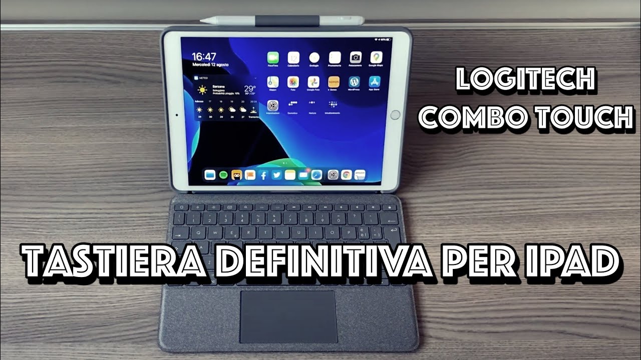 Recensione Logitech Combo Touch per iPad : La tastiera con trackpad che trasforma il tuo tablet!