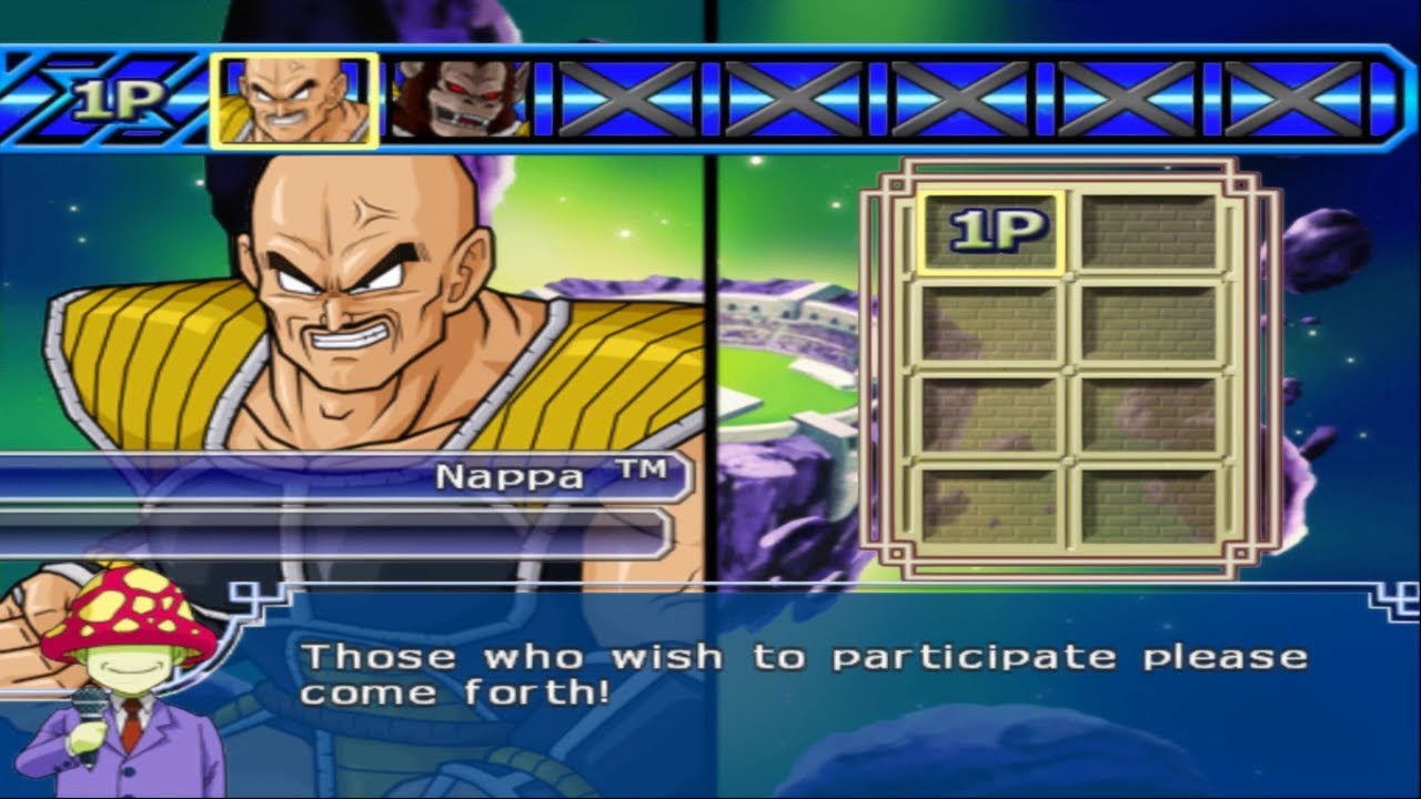DBZ: Budokai Tenkaichi 3 (PS2) walkthrough - Nappa
