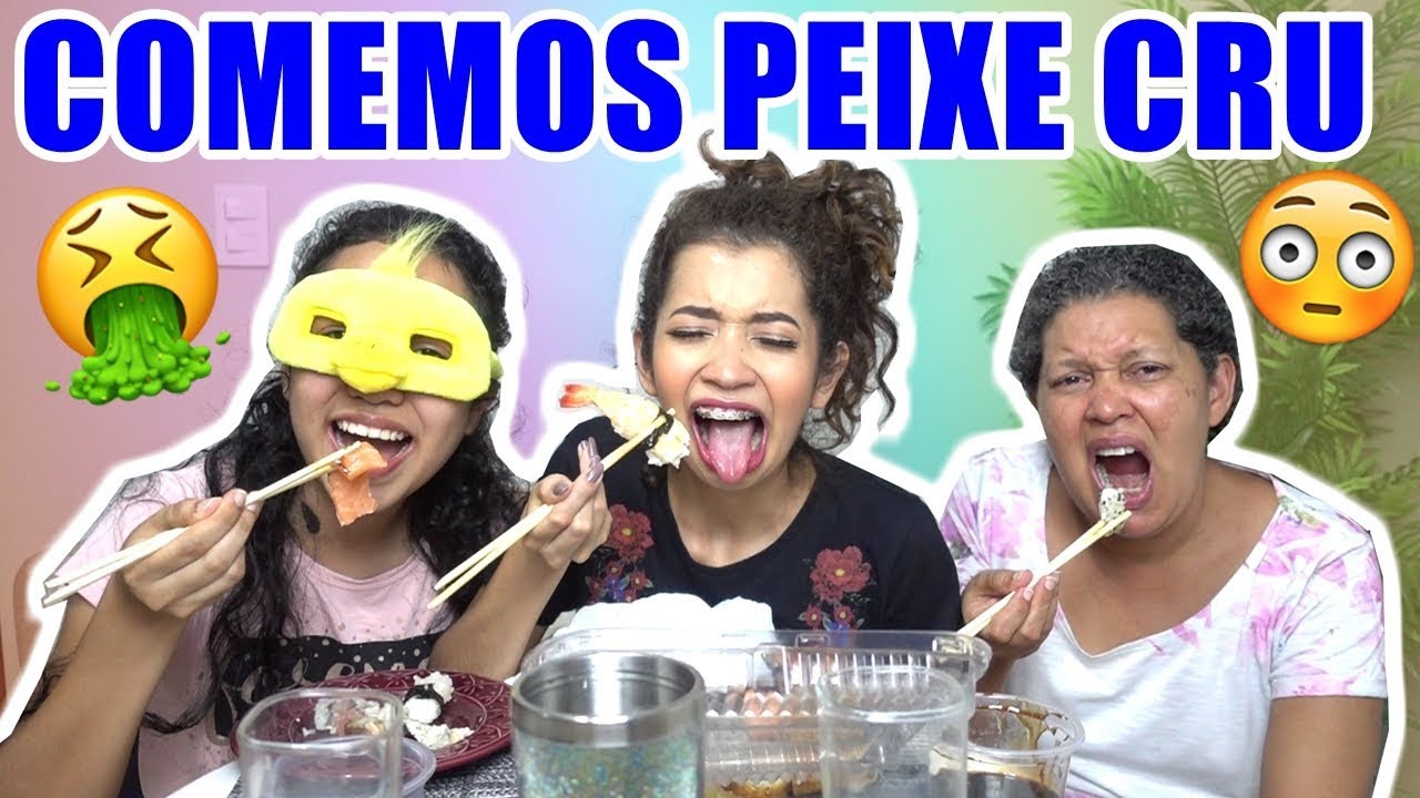 PROVANDO COMIDA JAPONESA PELA PRIMEIRA VEZ