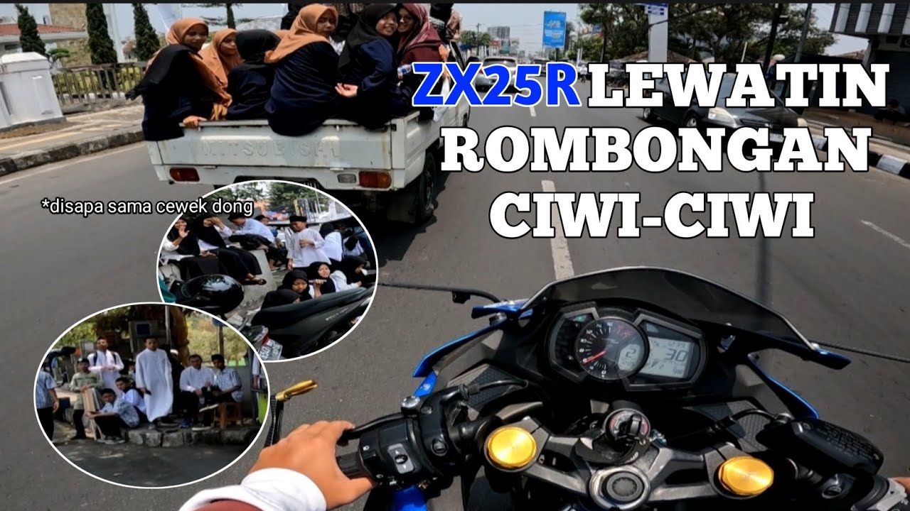 ZX25R LEWATIN ROMBONGAN CIWI-CIWI‼️| Reza Motovlog (26)