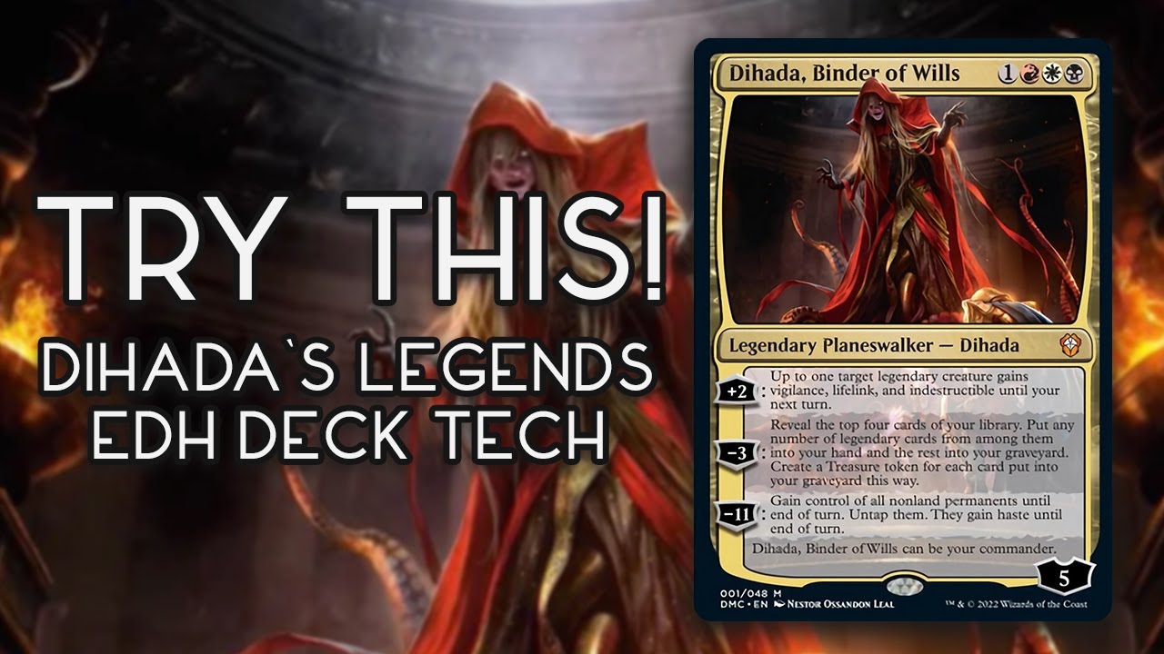 Try This! Dihada, Binder of Wills Commander Deck Tech | Legendary Tribal EDH Deck!