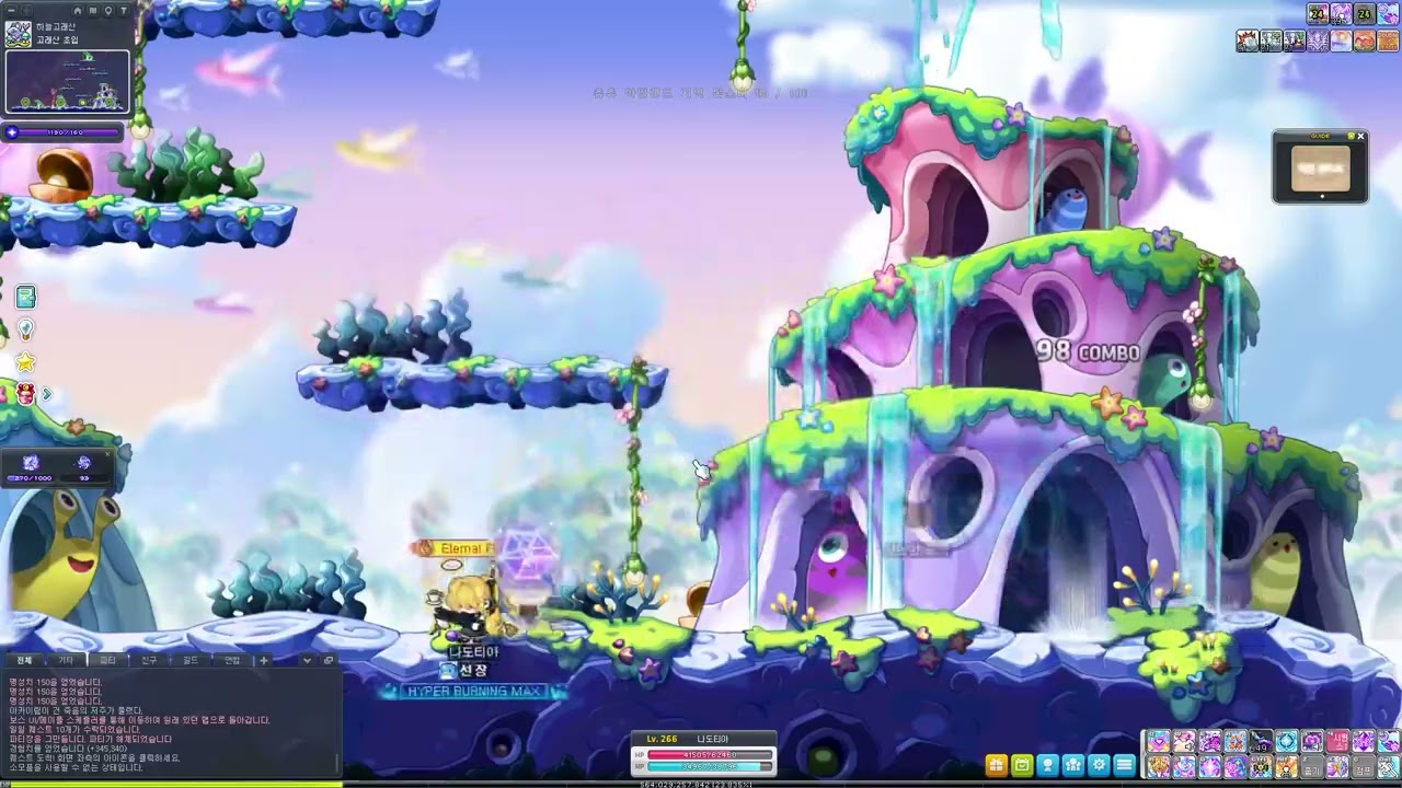 메이플스토리 : 🔴188 - 챌린저스 월드 시즌 1/엔젤릭버스터(1500만)/일일 퀘스트 | PlayREC