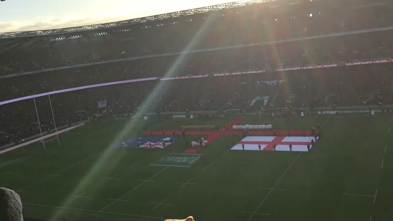 England Anthem vs Australia 2016 Twickenham
