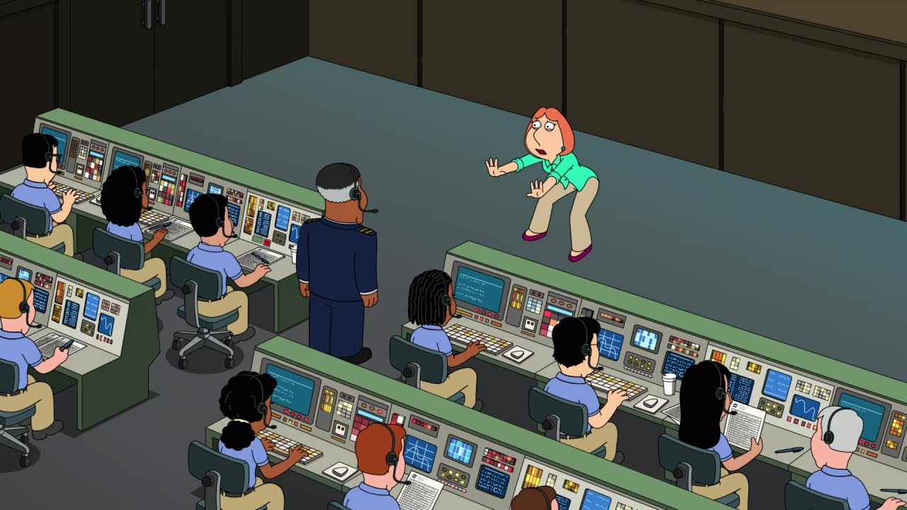 Family Guy - Lois tries to stop the launch