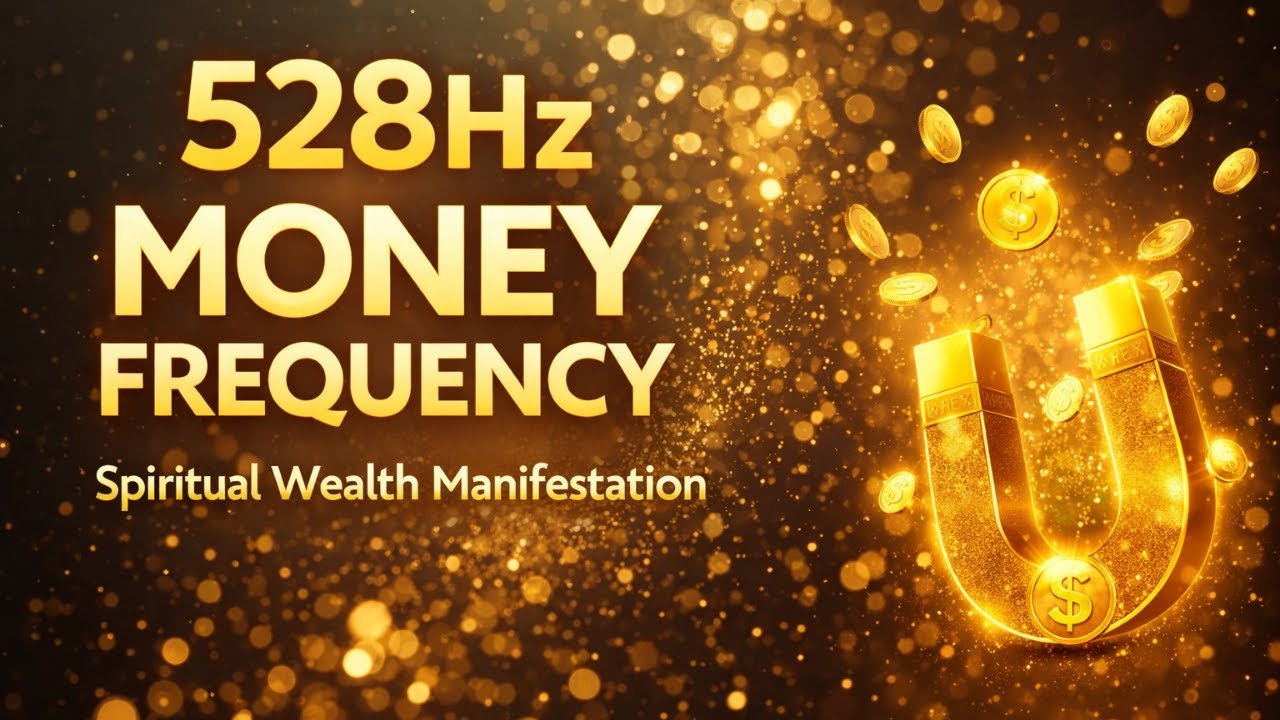 528Hz Money Frequency | Golden Abundance Energy for Wealth & Relaxation