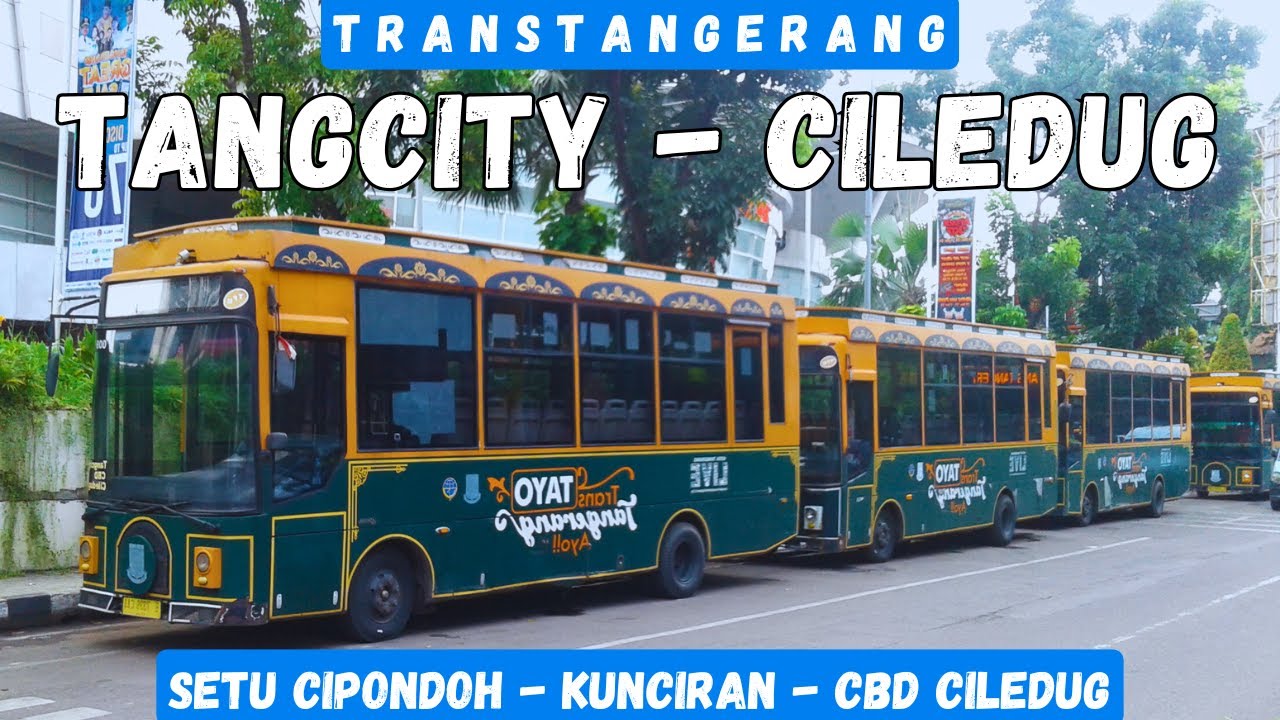 Trip BRT Transtangerang #117❗ TANGCITY MALL ke CBD CILEDUG Naik Tayo Koridor 3 Terbaru Hanya 2rb