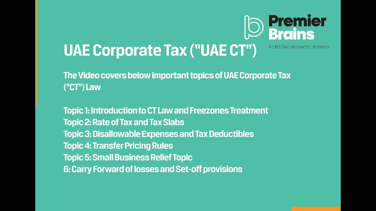 Highlights of UAE Corporate Tax Law