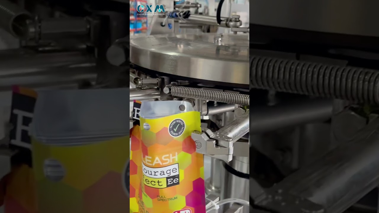 Machine de cachetage d'emballage de sac de tirette de sucrerie de CBD