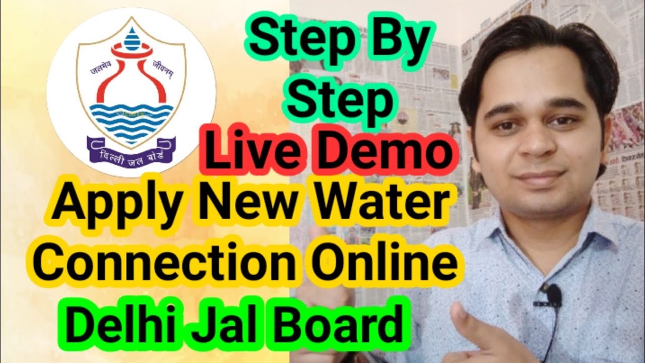 How To Apply New Water Connection Delhi Jal Board Online | Delhi Jal Board New Connection Online