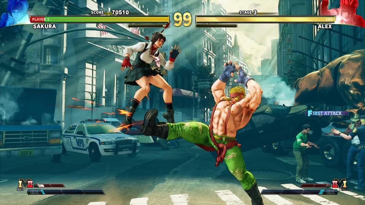 SAKURA SF5 ARCADE MODE, ZEKU HAD TO MAKE IT LONGER...