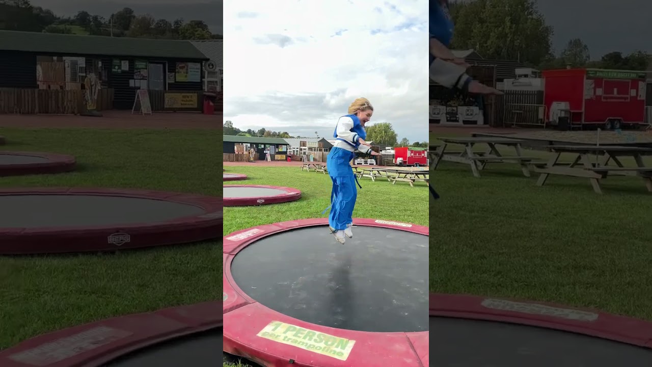 We love a trampoline park 👏 #kids #jump #kidsfun #fyp