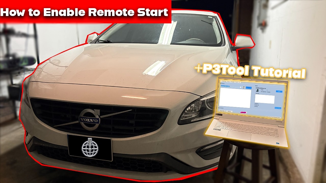 Как включить дистанционный запуск двигателя Volvo с помощью P3Tool | Полное руководство по самост...