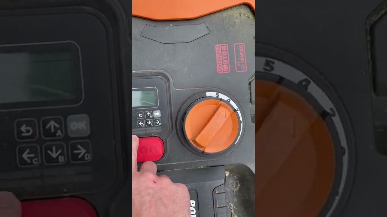 Worx landroid stopped mowing in backyard and wouldn't restart
