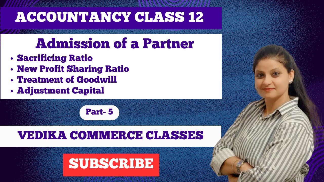 Admission of partner | Treatment of Goodwill | Adjustment of Capital | #admissionofapartnerclass12