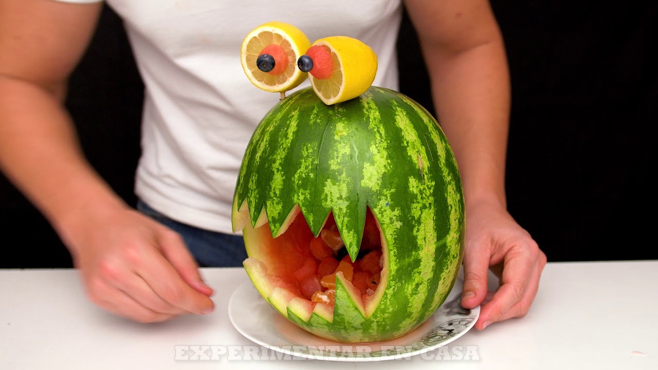 7 formas interesantes de Cortar una Sandia