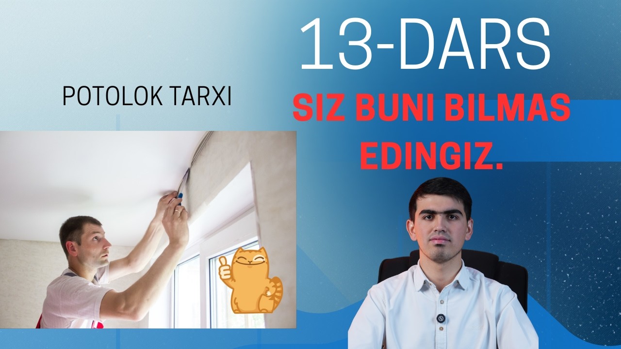 Potolok chizish. Revit Marafon 13-dars