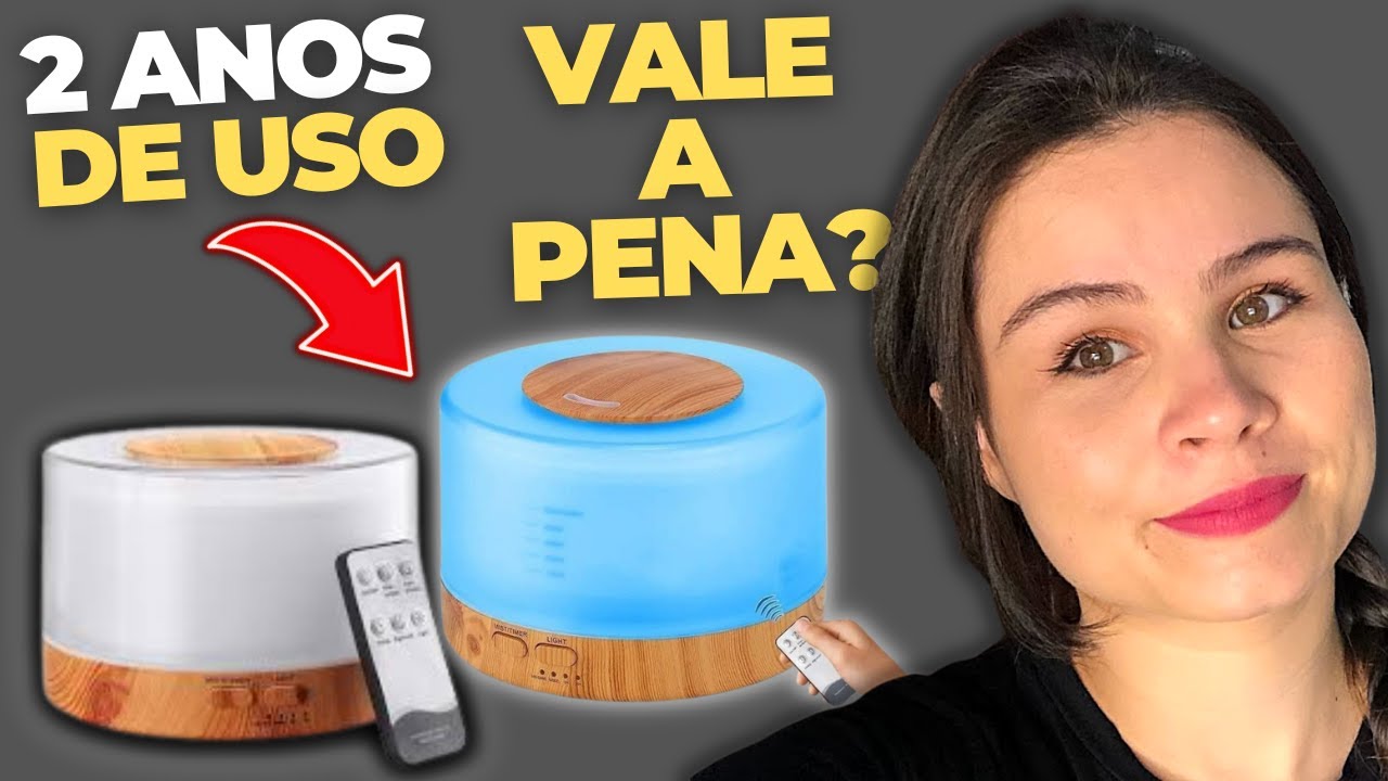 Umidificador de AR e Difusor de AROMAS Ultrassônico | VALE a PENA?