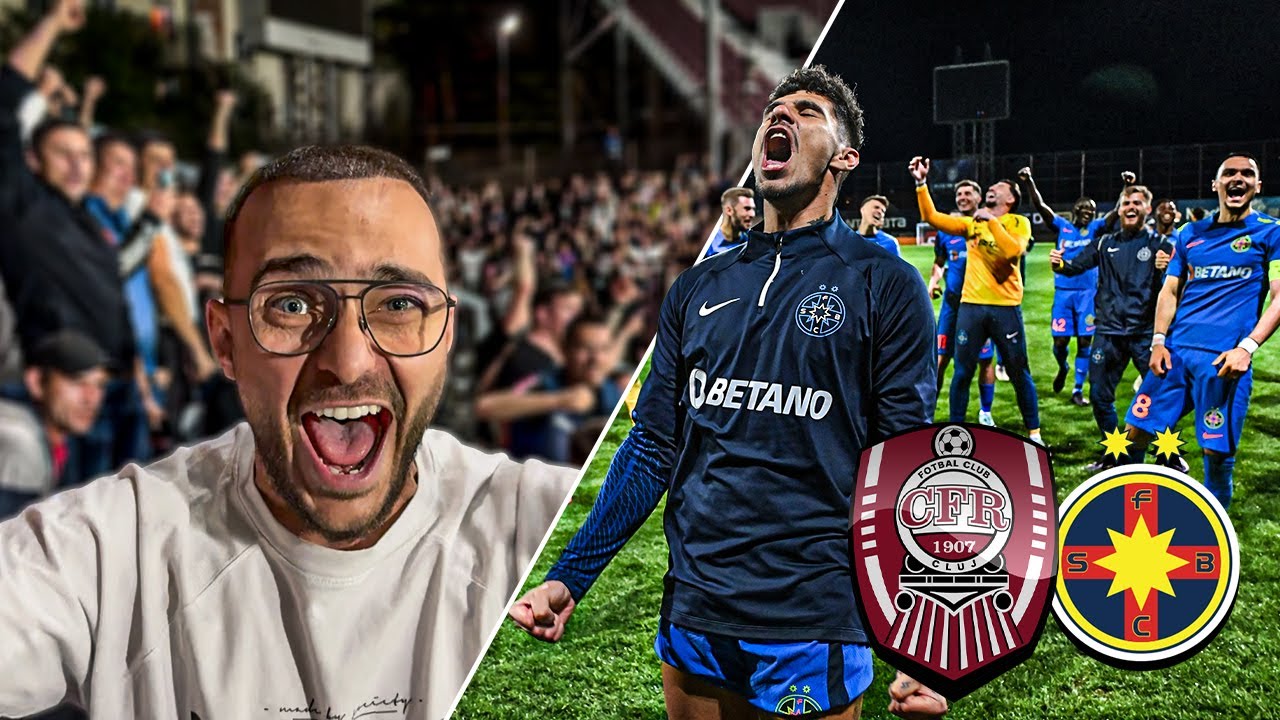 FCSB MAI ARE UN SINGUR PAS PANA LA TITLUL 27 DUPA VICTORIA CU CFR CLUJ