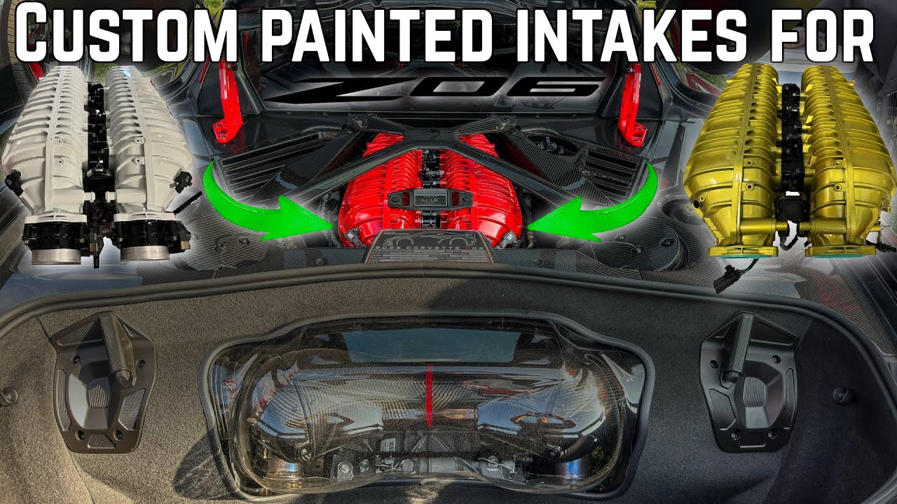 FIX what Chevy MESSED UP! C8 Corvette Z06 intake CUSTOM painted ANY color!