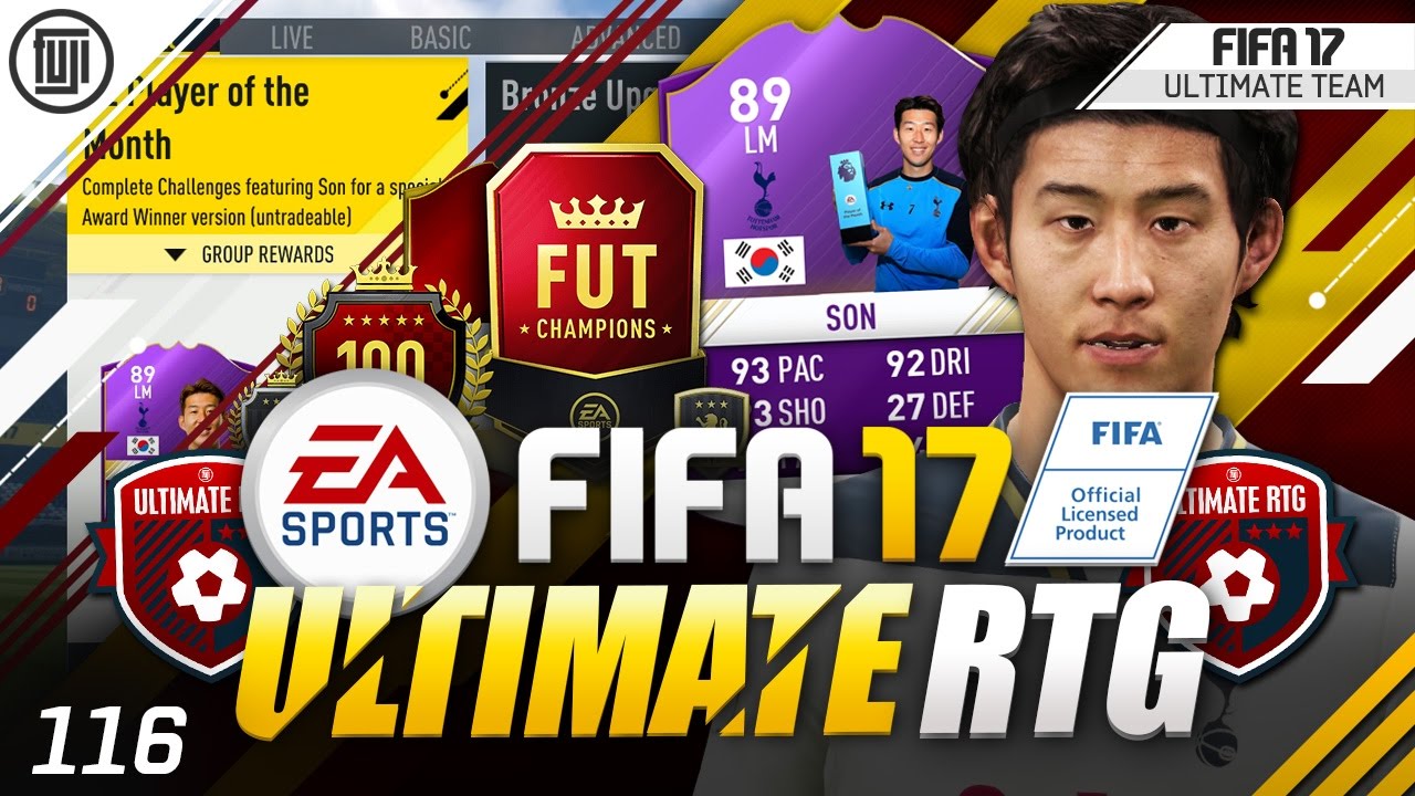 FIFA 17 ULTIMATE ROAD TO GLORY! #116 - POTM 89 SON!!!