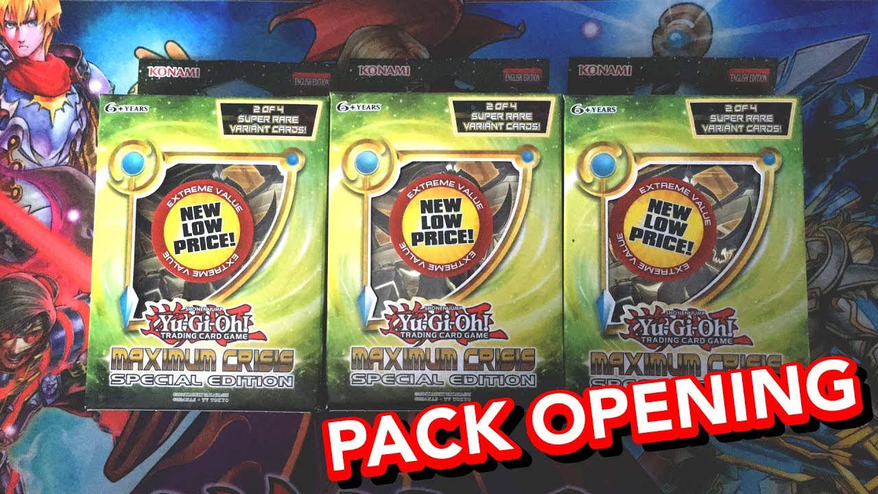 EPIC Maximum Crisis Special Edition Pack Opening...9 Months Later!