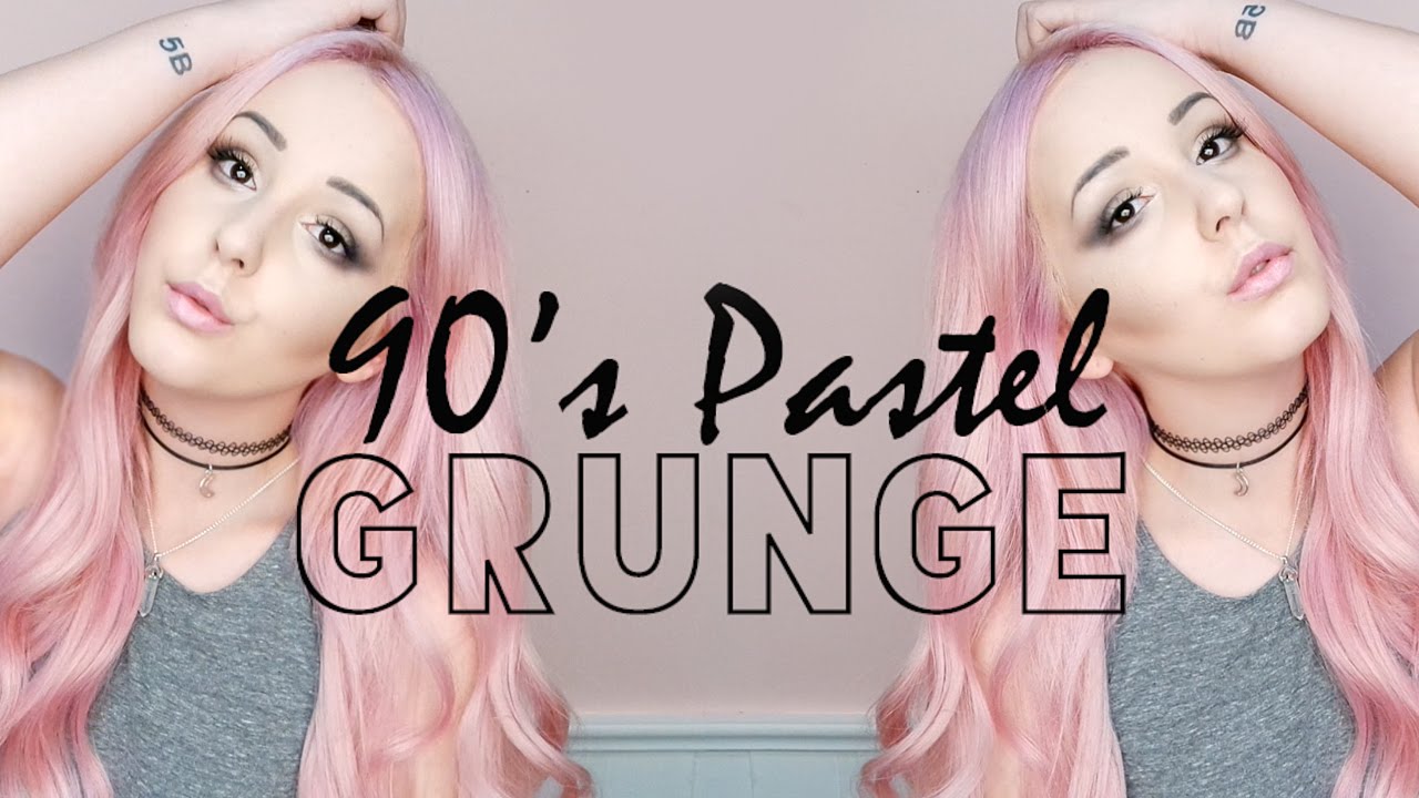 90’s Pastel Grunge HAIR + MAKEUP! | by tashaleelyn