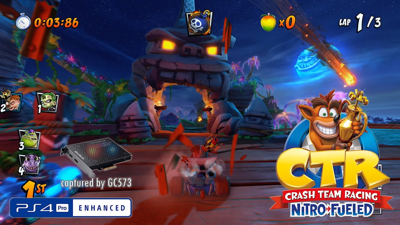 Crash Team Racing Nitro-Fueled / PS4 Pro 4K / GC573
